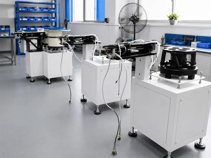 Lens Vibrating Bowl Feeder Assembly Line
