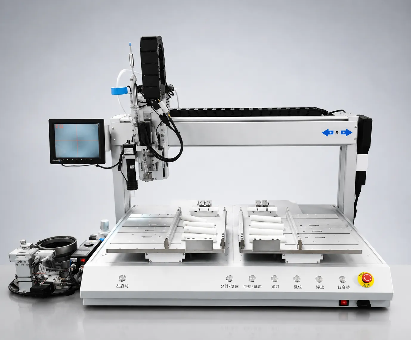 JHIMS ZM320 screw fastening machine for LED display modules